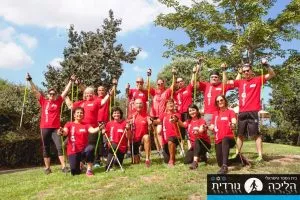 מדריכים בכירים של בית הספר הישראלי להליכה נורדית