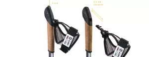 ⁦מקלות הליכה נורדית TRAVELLER POP UP Vipole⁩ – תמונה ⁦3⁩